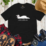 Bunny Shirt - Rabbit Tee Shirts - Presents, Gift Ideas for Outdoorsmen, Hunters, Nature & Animal Lovers - Funny I Don't Carrot All T-Shirt - Black