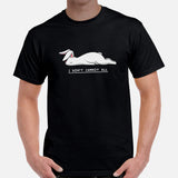 Bunny Shirt - Rabbit Tee Shirts - Presents, Gift Ideas for Outdoorsmen, Hunters, Nature & Animal Lovers - Funny I Don't Carrot All T-Shirt - Black, Men
