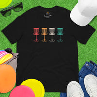 Disk Golf Shirt - Gift for Disc Golfer - Disc Golf Apparel & Attire - Disk Golf Gift Ideas, Disc Golf Presents - Vintage Disc Golf T-Shirt - Black