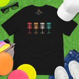 Disk Golf Shirt - Gift for Disc Golfer - Disc Golf Apparel & Attire - Disk Golf Gift Ideas, Disc Golf Presents - Vintage Disc Golf T-Shirt - Black