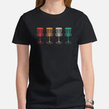 Disk Golf Shirt - Gift for Disc Golfer - Disc Golf Apparel & Attire - Disk Golf Gift Ideas, Disc Golf Presents - Vintage Disc Golf T-Shirt - Black, Women