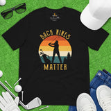 Vintage Golf Tee - Cool Golf Gifts for Golfers, Golf Lovers - Funny Golf Shirts, Attire & Outfit - Golfer T-Shirt - Back Nines Matter Shirt - Black