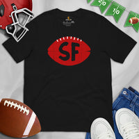 San Francisco T-Shirt - San Fran Shirt - Football Tee - Game Day Shirt - Vintage Football Shirt - California Shirt - Gift for Football Fan - Black