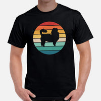 Shih Tzu Dog Themed Clothes & Attire - Canine Tee Shirts, Outfit For Humans - Gifts for Dog Moms, Dads & Lovers - Retro Shih Tzu Shirt - Black, Men