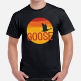 Upland Hunting Shirt - Presents, Gift Ideas for Bird Lovers, Hunters, Birdwatchers, Birders - Silly Goose & Duck Shirt - Mallard Tee Shirt - Black, Men