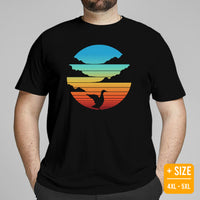 Hunting Shirt - Presents, Gift Ideas for Bird Lovers, Hunters, Birdwatchers, Birders - Silly Goose & Duck Shirt - Drake Waterfowl T-Shirt - Black, Large Size for Overweight