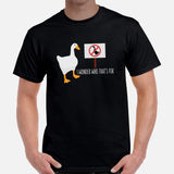 Silly Goose Video Game T-Shirt - Christmas & Birthday Gaming Gift For Him & Her, A Gamer - Geese Merch - I Wonder Who That's For Shirt - Black