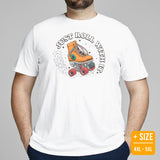 Skate Streetwear & Urban Outfit, Attire - Roller Skating Shirt, Wear - Gifts for Skaters - Funny Just Roll With It Tee - White, Plus Size
