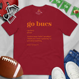 Tampa Bay Shirt - Florida Shirt - Game Day Shirt - Funny Football Shirt - Gift for Football Fan - Definition Shirt - Go Bucs Tee Shirt - Cardinal