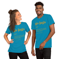 Jacksonville Football Fanatic Vintage Graphic T-Shirt: Ideal Gifts for Football Fans - Game Day Tee - Funny Go Jags Definition Shirt - Aqua, Unisex