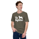 Berner Dog Themed Clothes & Attire - Funny Canine Tee Shirt & Outfit For Humans - Gifts for Dog Dads & Lovers - The Dogfather T-Shirt - Army