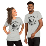 Bear & Roasting Smores Shirt - Life Is Better Around The Campfire T-Shirt - Adventurous Campsite Vibes Tee for Glamping Lover, Camper - Athletic Heather, Unisex