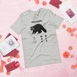 Anatomy of A Raccoon T-Shirt - Trash Panda & Street Cat Shirt - Gift for Raccoon Lovers - Wildlife Rescue & Biology, Zoology Shirt - Athletic Heather