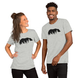 Grizzly Bear T-Shirt - Camping & Hiking Shirt - Gifts for Outdoorsmen, Campers, Nature & Animal Lovers - Cubs Shirt - Forest Themed T-Shirt - Athletic Heather, Unisex