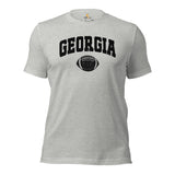 Georgia Football T-Shirt - Game Day Shirt - Football Tee - Vintage Football Shirt - Gift for Football Fan & Lover - Vintage Georgia T-Shirt - Athletic Heather