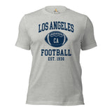 Los Angeles Est.1936 T-Shirt - Football Fanatic Vintage Graphic Shirt: Ideal Gifts for Football Fans - Game Day Shirt - Athletic Heather