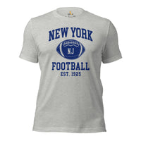 New York Est.1925 T-Shirt - Football Fanatic Vintage Graphic Shirt: Ideal Gifts for Football Fans - Retro Game Day Tee - Athletic Heather