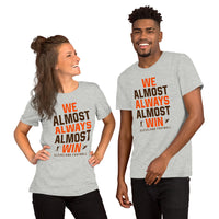 Funny Cleveland Football Fanatic Shirt: Ideal Gifts for Him & Her, Football Fans - We Almost Always Almost Win Shirt - Athletic Heather, Unisex