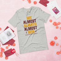 Funny Washington Football Fanatic Shirt: Ideal Gifts for Him & Her, Football Fans - We Almost Always Almost Win Shirt - Athletic Heather
