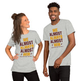 Funny Washington Football Fanatic Shirt: Ideal Gifts for Him & Her, Football Fans - We Almost Always Almost Win Shirt - Athletic Heather, Unisex