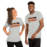 Cincinnati, Ohio Football Fanatic Vintage Graphic Shirt: Ideal Gifts for Him & Her, Football Fans - Game Day Shirt - Athletic Heather, Unisex