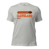 Cleveland, Ohio Football Fanatic Vintage Graphic Shirt: Ideal Gifts for Him & Her, Football Fans - Game Day Shirt - Athletic Heather