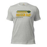 Green Bay, Wisconsin Football Fanatic Vintage Graphic Shirt: Ideal Gifts for Him & Her, Football Fans - Game Day Shirt - Athletic Heather
