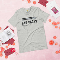 Las Vegas, Nevada Football Fanatic Vintage Graphic Shirt: Ideal Gifts for Him & Her, Football Fans - Game Day Shirt - Athletic Heather