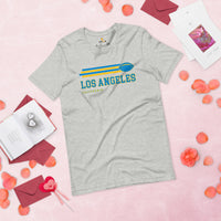 Los Angeles, California Football Fanatic Vintage Graphic Shirt - Game Day Shirt - Gifts for Him & Her, Football Fans - Athletic Heather