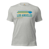 Los Angeles, California Football Fanatic Vintage Graphic Shirt - Game Day Shirt - Gifts for Him & Her, Football Fans - Athletic Heather