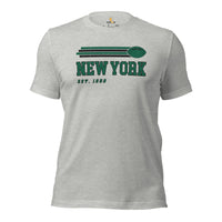 New York Est.1959 Football Fanatic Vintage Graphic Shirt: Gifts for Him & Her, Football Fans - Retro Game Day Shirt - Athletic Heather