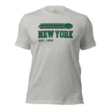 New York Est.1959 Football Fanatic Vintage Graphic Shirt: Gifts for Him & Her, Football Fans - Retro Game Day Shirt - Athletic Heather