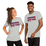 New York Est.1925 Football Fanatic Vintage Graphic Shirt: Gifts for Him & Her, Football Fans - Retro Game Day Shirt - Athletic Heather, Unisex