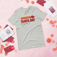 Tampa Bay, Florida Football Fanatic Vintage Graphic Shirt: Ideal Gifts for Him & Her, Football Fans - Retro Style Game Day Shirt - Athletic Heather
