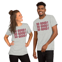 Vintage Baseball T-Shirt - Gift Ideas for Him & Her, Baseball Lovers & Enthusiasts - So Good Shirt - Game Day Tee - Athletic Heather, Unisex