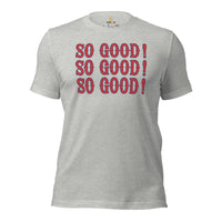 Vintage Baseball T-Shirt - Gift Ideas for Him & Her, Baseball Lovers & Enthusiasts - So Good Shirt - Game Day Tee - Athletic Heather