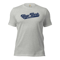 Vintage New York Baseball Fanatic Shirt: Gift Ideas for Him & Her, Baseball Lovers & Enthusiasts - Game Day Shirt - Athletic Heather