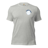Retro Tampa Bay Baseball Emblem Fanatic T-Shirt: Gift Ideas for Him & Her, Baseball Enthusiasts & Lovers - Game Day Tee - Athletic Heather, Front