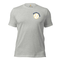 Retro Milwaukee Baseball Emblem Fanatic T-Shirt: Gift Ideas for Him & Her, Baseball Enthusiasts & Lovers - Game Day Tee - Athletic Heather, Front