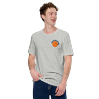 Bday & Christmas Gift Ideas for Basketball Lovers, Coach & Players - Senior Night, Game Outfit - New Orleans B-ball Fanatic T-Shirt - Athletic Heather, Front