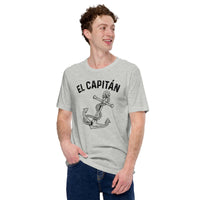 Fishing & Vacation Shirt, Outfit - Boat Party Attire - Gift for Boat Owner, Boater, Fisherman - Funny El Capitan Tee - Athletic Heather