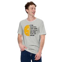 Pickleball T-Shirt - Pickle Ball Sport Outfit, Clothes - Gifts for Pickleball Players - If You Wanted A Soft Serve Tee - Athletic Heather