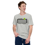 Pickleball Bibble Verse T-Shirt - Pickle Ball Sport Outfit - Gifts for Pickleball Players - The Net Giveth And The Net Taketh Away Tee - Athletic Heather