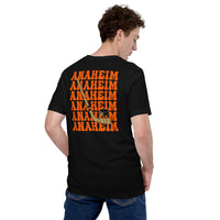 CA T-Shirt - California T-Shirt - Game Day Shirt - Ice Hockey Shirt - Vintage Hockey Shirt - Gift for Hockey Player & Lover - Anaheim Shirt - Black, Back