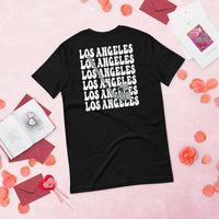 Los Angeles T-Shirt - California T-Shirt - Hockey Tee - Game Day Shirt - Vintage Hockey T-Shirt - Gift for Hockey Player & Lover - LA Shirt - Black, Back