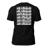 Los Angeles T-Shirt - California T-Shirt - Hockey Tee - Game Day Shirt - Vintage Hockey T-Shirt - Gift for Hockey Player & Lover - LA Shirt - Black, Back
