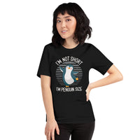 Penguin Waddles Aesthetic Shirt - Paul Penguins Fan & Lover Shirt - Team Mascot Shirt - I'm Not Short I'm Penguin Size Sarcastic Shirt - Black