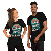 Stay Class C RV Campervan Motorhome Nomadic Shirt - Gift for Camper, Glamper, Road Trip Pickup Trailer Owner - Boondocks Vacation Tee - Black, Unisex