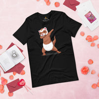 Adorable Dabbing Ferret T-Shirt - Fuzzy Sable Weasel Shirt - Gift for Ferret Parents & Animal Lovers - Mustela Rescue & Adoption Tee - Black