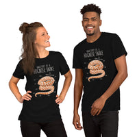 Camping & Snakes Shirt - Ball Python T-Shirt - Gifts for Outdoorsmen, Nature Lovers - Danger Noodle Shirt - Anatomy of Hognose Snake Shirt - Black, Unisex
